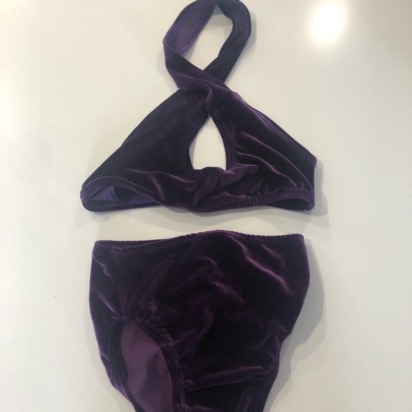 Velvet rave set! Purple - Picture 1 of 1